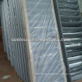 Aluminum Exterior Vertical Shutter Louver with ellipse shape for facade